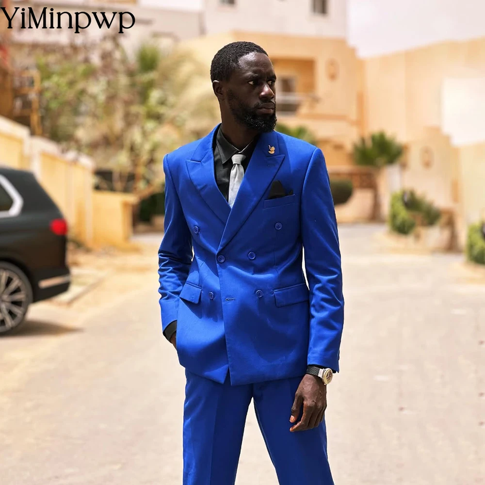 YiMinpwp Royal Blue Men's Suits Formal Wedding Suits For Men Peak Lapel Solid Color Tuxedos Slim Fit Groom Wear Business XS-5XL
YiMinpwp Royal Blue Men's Suits Formal Wedding Suits For Men Peak Lapel Solid Color Tuxedos Slim Fit Groom Wear Business XS-5XL