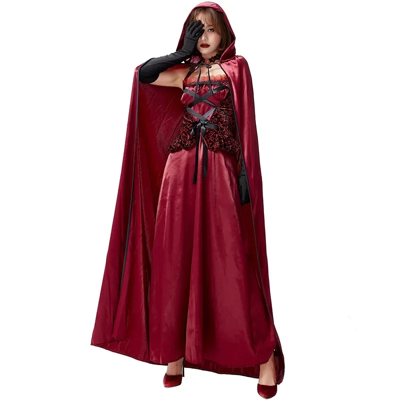 Women Halloween Princess Dresses Carnival Ball Party Costume Cosplay Vampire Queen Princess Dress Ladies Birthday Gifts
Women Halloween Princess Dresses Carnival Ball Party Costume Cosplay Vampire Queen Princess Dress Ladies Birthday Gifts