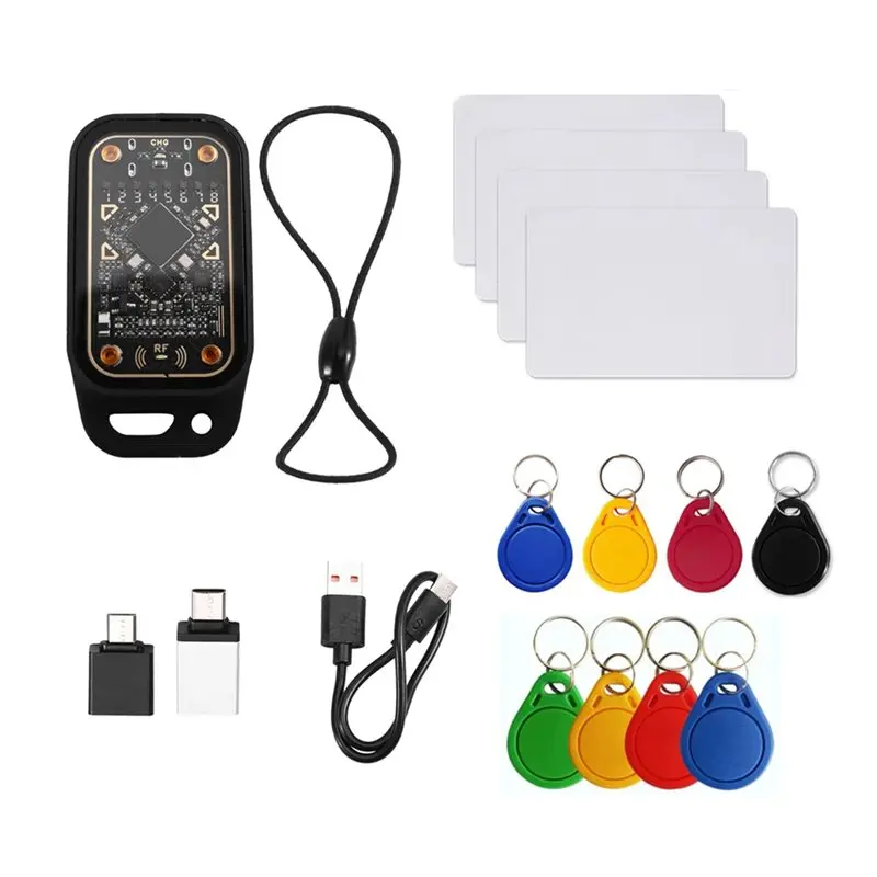 Acrylic Chameleon V3.0 RFID Smart Chip Reader +8X UID/CUID Keychain+4X UID Card 125Khz 13.56Mhz ID IC Smart Card Tag Copyer
Acrylic Chameleon V3.0 RFID Smart Chip Reader +8X UID/CUID Keychain+4X UID Card 125Khz 13.56Mhz ID IC Smart Card Tag Copyer