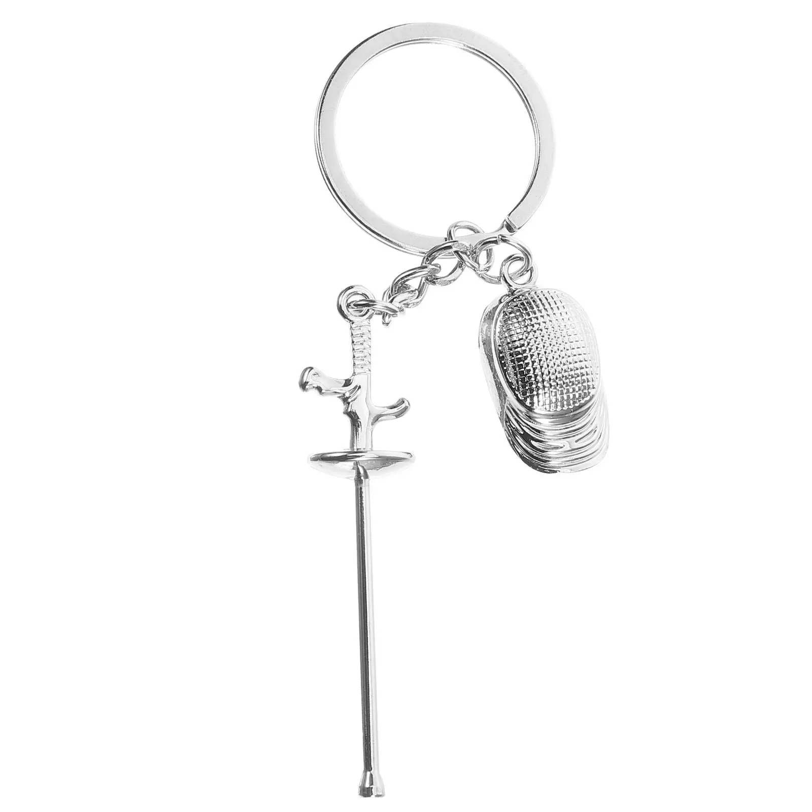 Fencing Keychain Metal Small Creative Portable Sword Decorative Rings Bag Pendant Commemorative Team Sports Floral Sword
Fencing Keychain Metal Small Creative Portable Sword Decorative Rings Bag Pendant Commemorative Team Sports Floral Sword