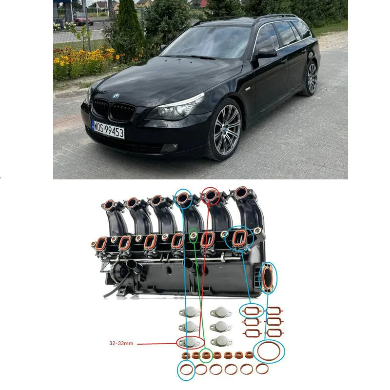 Комплект для снятия 6 впускных клапанов для Bmw E61 LCI 530d(M57N2) 530xd(M57N2) 535d(M57N2)
Комплект для снятия 6 впускных клапанов для Bmw E61 LCI 530d(M57N2) 530xd(M57N2) 535d(M57N2)