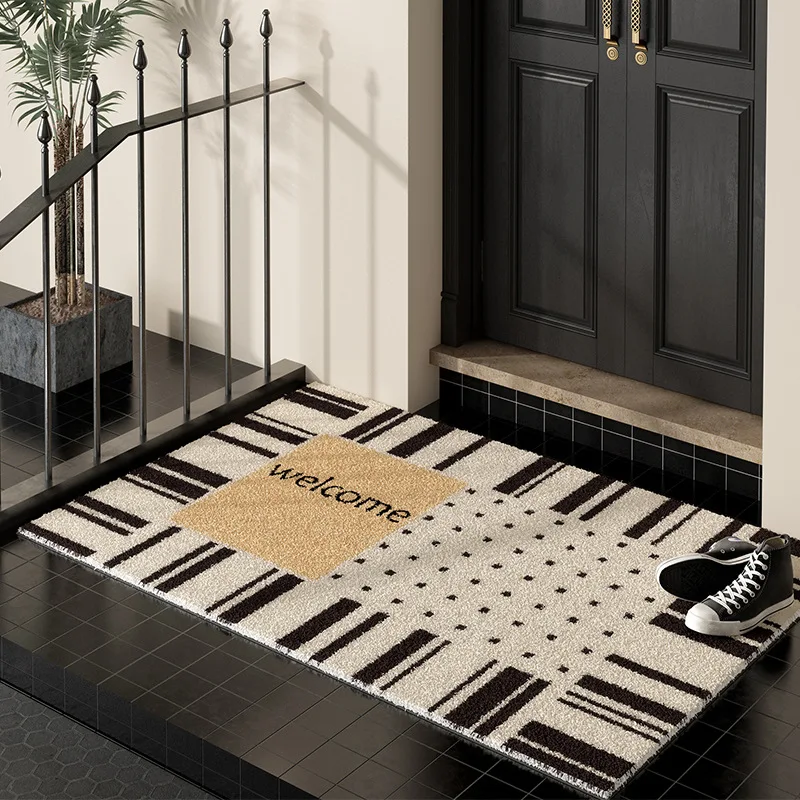 Welcome Mat Entrance Mat Rug Absorbs Dirt Door Mat Non-Slip Floor PVC Doormat Cuttable Hallway Mat
Welcome Mat Entrance Mat Rug Absorbs Dirt Door Mat Non-Slip Floor PVC Doormat Cuttable Hallway Mat