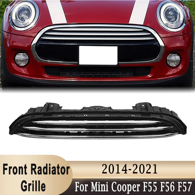 51137335529 Front Grille Upper Middle Radiator Grille Chrome for Mini Cooper F55 F56 F57 S JCW Hatchback Convertible 2014-2021
51137335529 Front Grille Upper Middle Radiator Grille Chrome for Mini Cooper F55 F56 F57 S JCW Hatchback Convertible 2014-2021