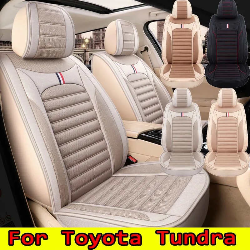 For Toyota Tundra Car seat cover high quality linen breathable wear-resistant full set of 5 seats full wrap seat cover
For Toyota Tundra Car seat cover high quality linen breathable wear-resistant full set of 5 seats full wrap seat cover