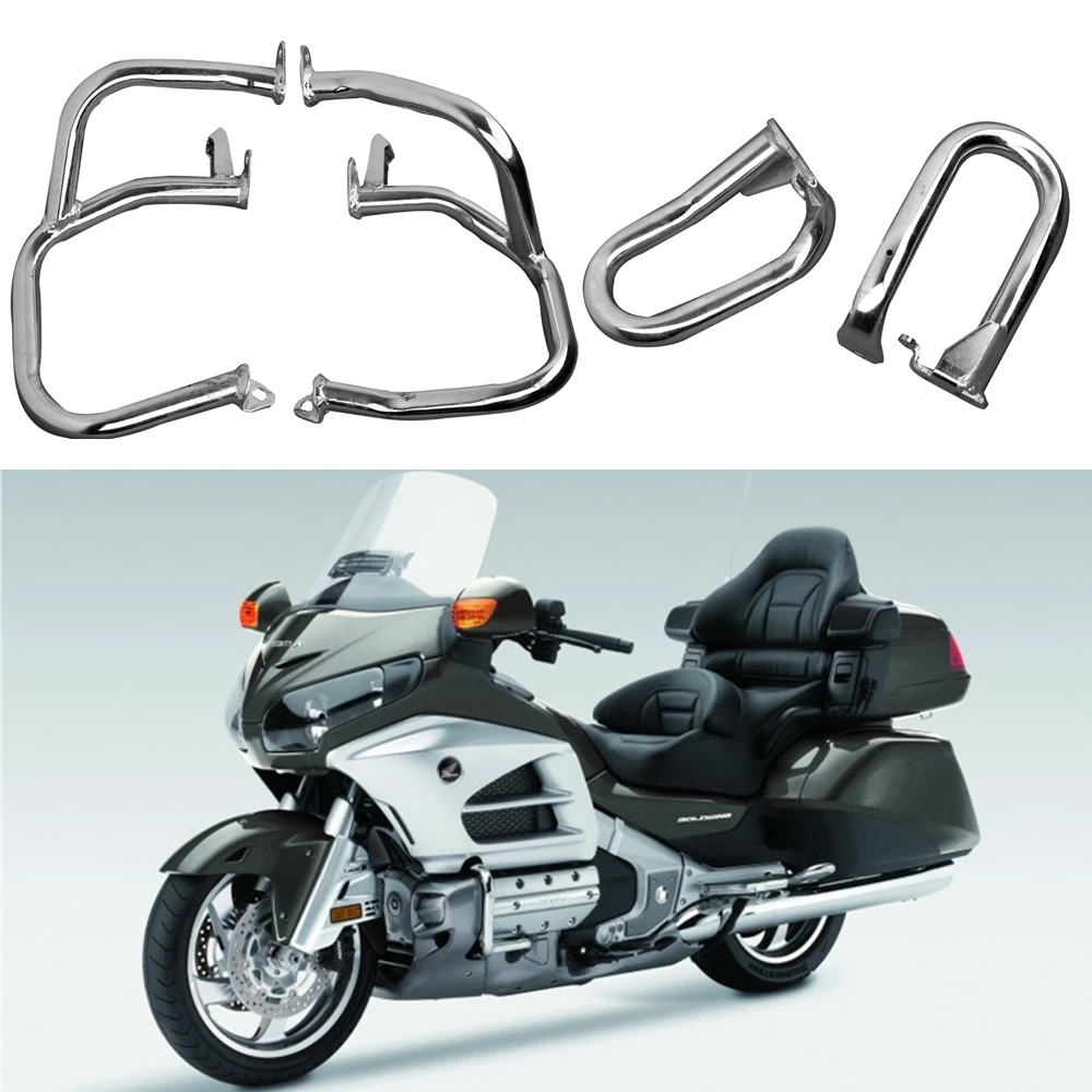 For Goldwing GL1800 GL1800A Engine Guards Crash Bars Protector 2001-2016 Motorbike Falling Protection Accessories
For Goldwing GL1800 GL1800A Engine Guards Crash Bars Protector 2001-2016 Motorbike Falling Protection Accessories
