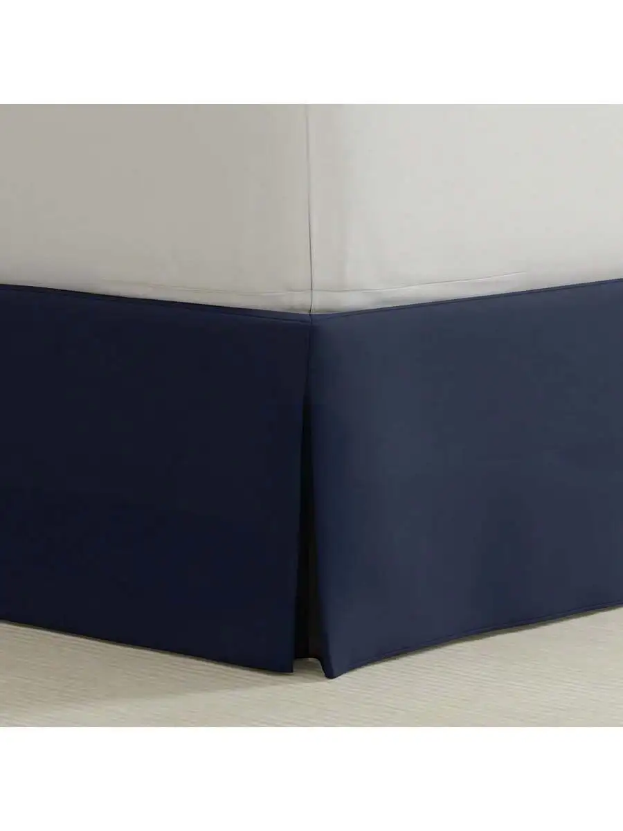Microfiber Bed Skirt With Split Corners 14 Inch Drop Twin Blue
Microfiber Bed Skirt With Split Corners 14 Inch Drop Twin Blue