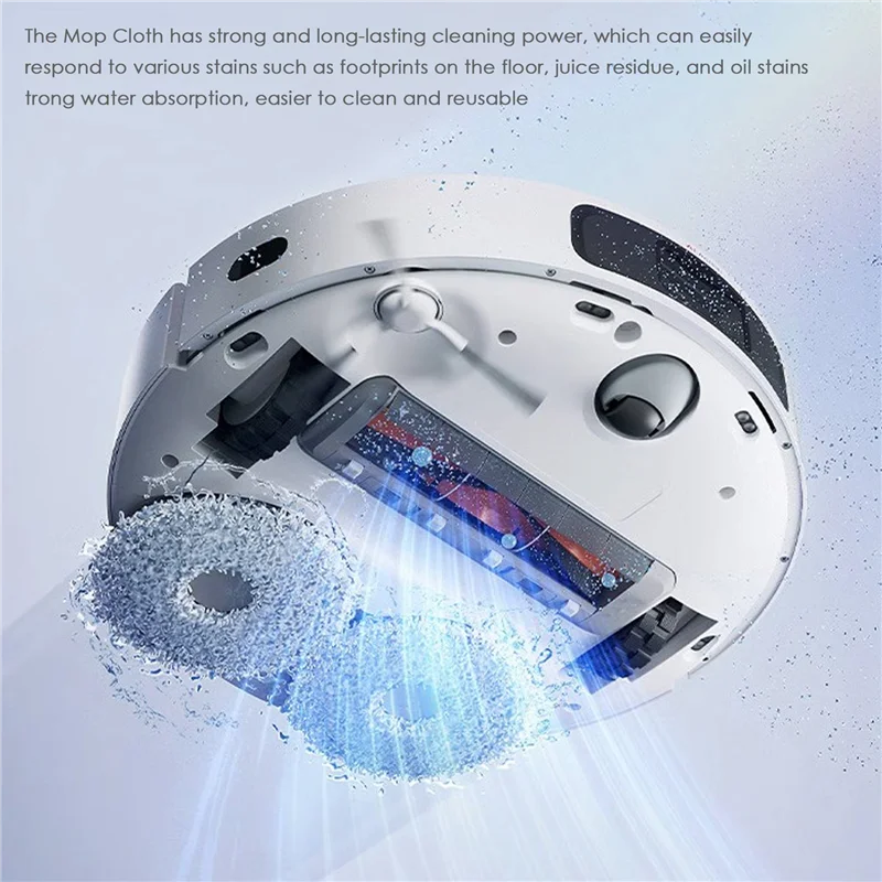 -A12R 8Pcs Mop Pad Cloth Parts For Xiaomi Dreame Bot W10 & W10 Pro Self-Cleaning Robot Vacuum Mop Cloth Cleaner Replacement
-A12R 8Pcs Mop Pad Cloth Parts For Xiaomi Dreame Bot W10 & W10 Pro Self-Cleaning Robot Vacuum Mop Cloth Cleaner Replacement