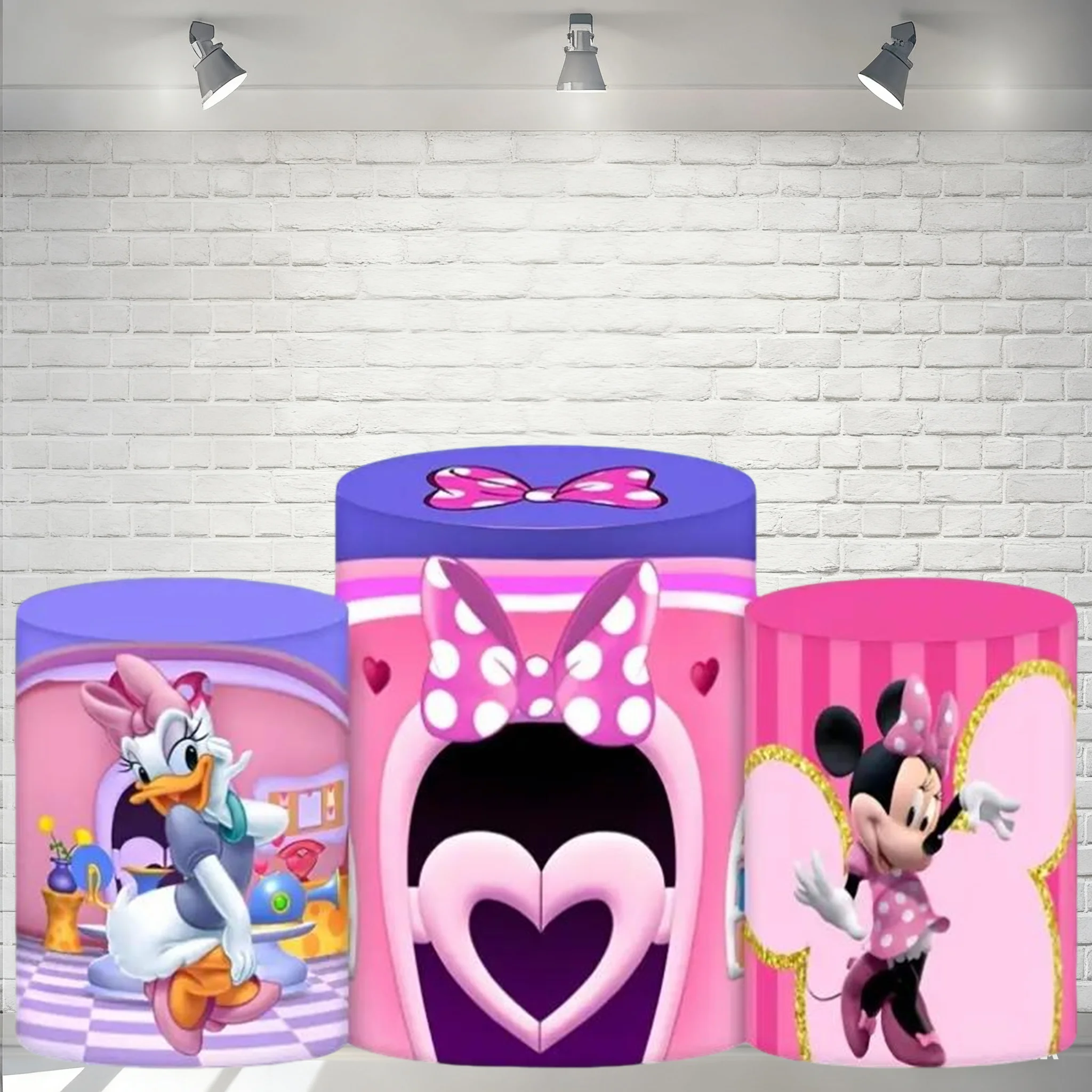 Minnie Pink Column Background Cover with Bow Design Disney Children Birthday Party Girl Baby Shower Decoration Photography Props
Minnie Pink Column Background Cover with Bow Design Disney Children Birthday Party Girl Baby Shower Decoration Photography Props