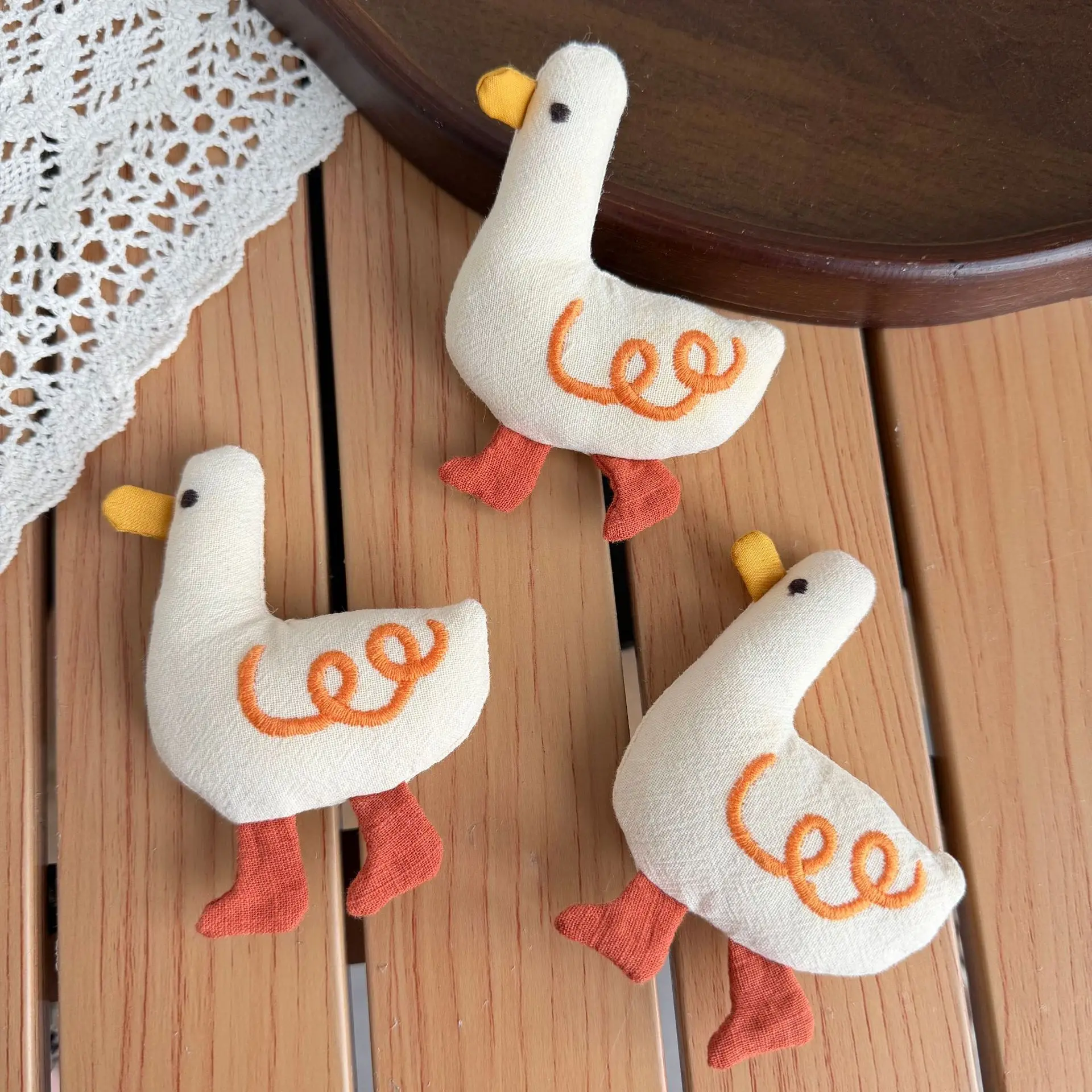Stuffed Fabric Duck Doll Pendant Handmade Forest Cute for DIY Phone Case Bag Decoration Clothing Accessory Premium
Stuffed Fabric Duck Doll Pendant Handmade Forest Cute for DIY Phone Case Bag Decoration Clothing Accessory Premium