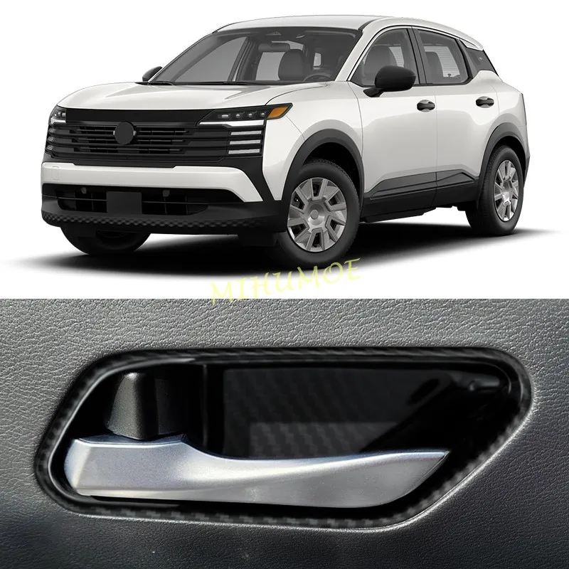 Carbon Fiber Car Interior Door Handle Cover Surrounds Trims For Nissan Kicks 2025 2026
Carbon Fiber Car Interior Door Handle Cover Surrounds Trims For Nissan Kicks 2025 2026