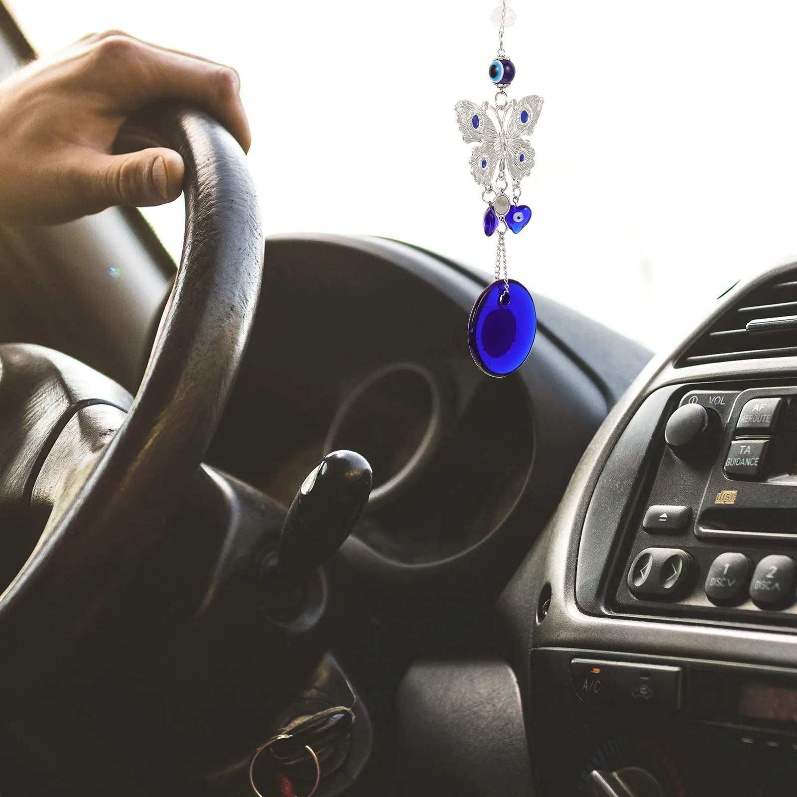 Crystal Car Hanging nament Evil Eye Butterfly Pendant for Home Office WallDecoration VehiclePendant CarSupplies
Crystal Car Hanging nament Evil Eye Butterfly Pendant for Home Office WallDecoration VehiclePendant CarSupplies