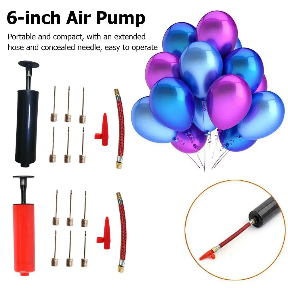 1set Hand Pump(7 Air Needles+1 air pipe+1 air nozzle+1pump) 6-inch Air Pump for Soccer Basketball Volleyball
1set Hand Pump(7 Air Needles+1 air pipe+1 air nozzle+1pump) 6-inch Air Pump for Soccer Basketball Volleyball