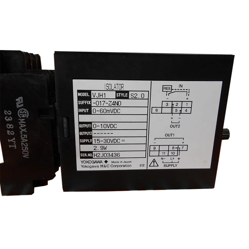 Yokogawas VJH1-017-AAN0 JUXTA VJ Series Signal Conditioners VJA1-027-AA60 VJHK-027-1T00
Yokogawas VJH1-017-AAN0 JUXTA VJ Series Signal Conditioners VJA1-027-AA60 VJHK-027-1T00