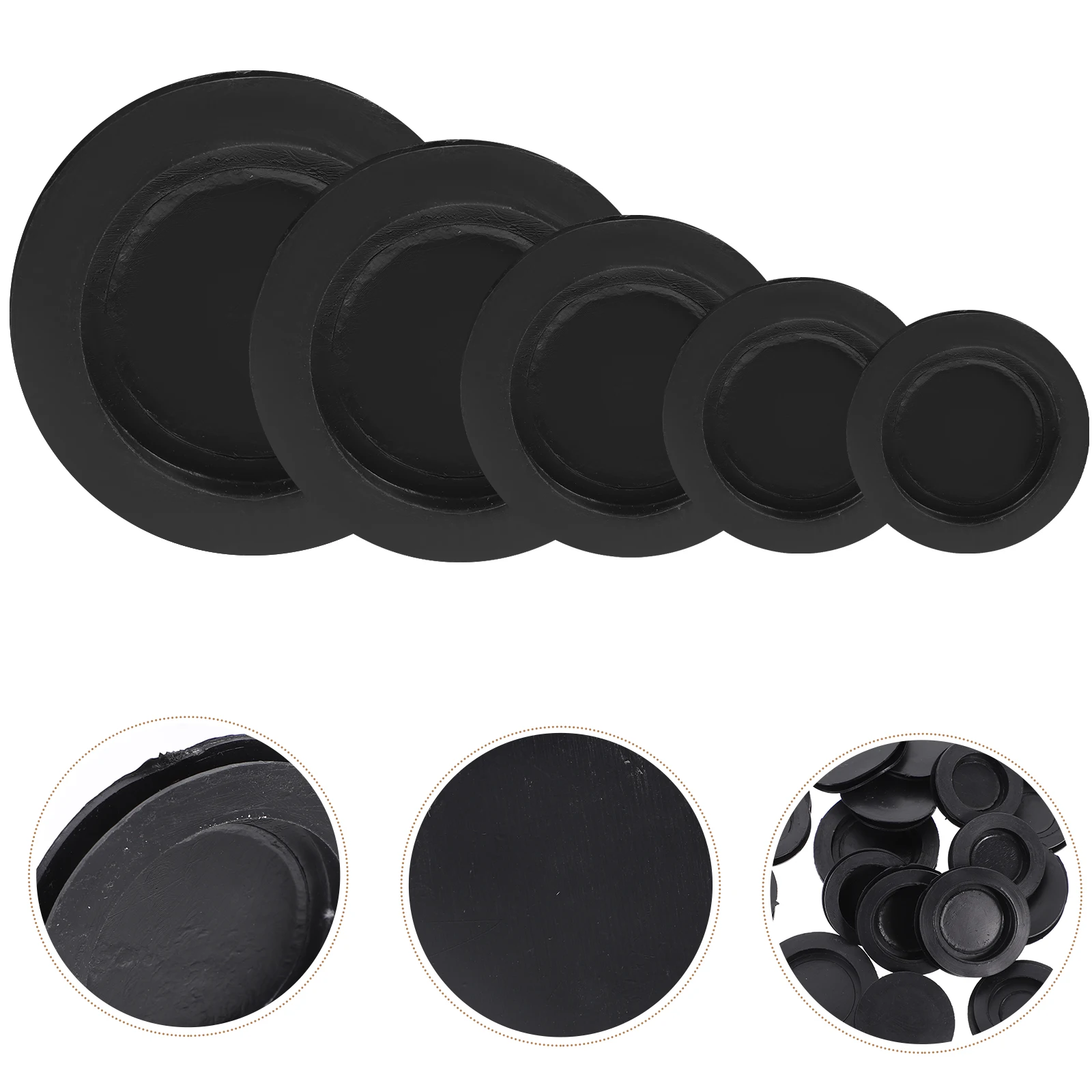 20pcs Black Rubber Stoppers Round Plugs 26mm 25mm 30mm 32mm 38mm Diameter for Piggy Bank Reusable Sealing Caps
20pcs Black Rubber Stoppers Round Plugs 26mm 25mm 30mm 32mm 38mm Diameter for Piggy Bank Reusable Sealing Caps