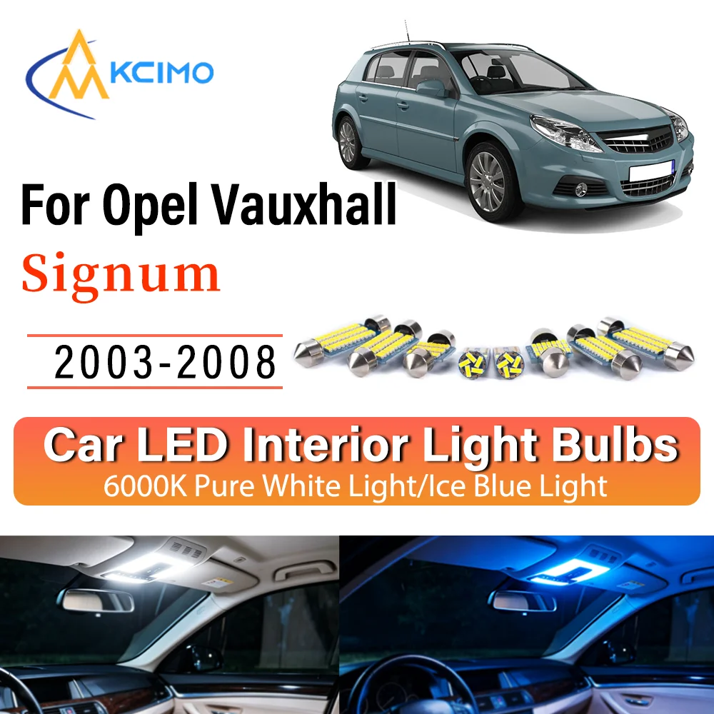 LED Interior Light Bulb Set For Opel Vauxhall Signum 2003-2008 Easy Install Bright White/Blue Dome Map Door Courtesy Brights
LED Interior Light Bulb Set For Opel Vauxhall Signum 2003-2008 Easy Install Bright White/Blue Dome Map Door Courtesy Brights