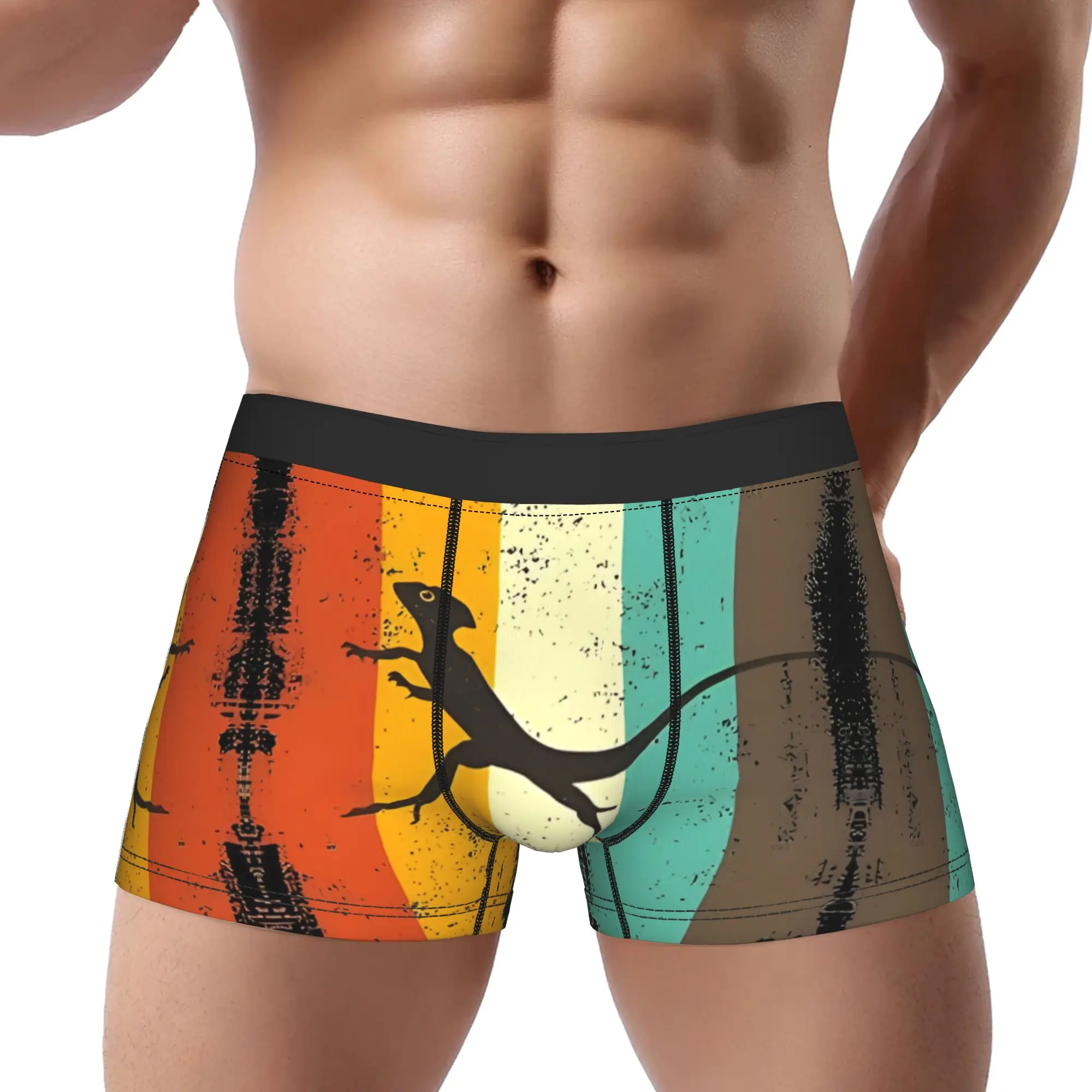 Jesus Lizard 70S Vintage Reptile Lover Underpants Homme Panties Men's Underwear animal Print Shorts Boxer Briefs
Jesus Lizard 70S Vintage Reptile Lover Underpants Homme Panties Men's Underwear animal Print Shorts Boxer Briefs