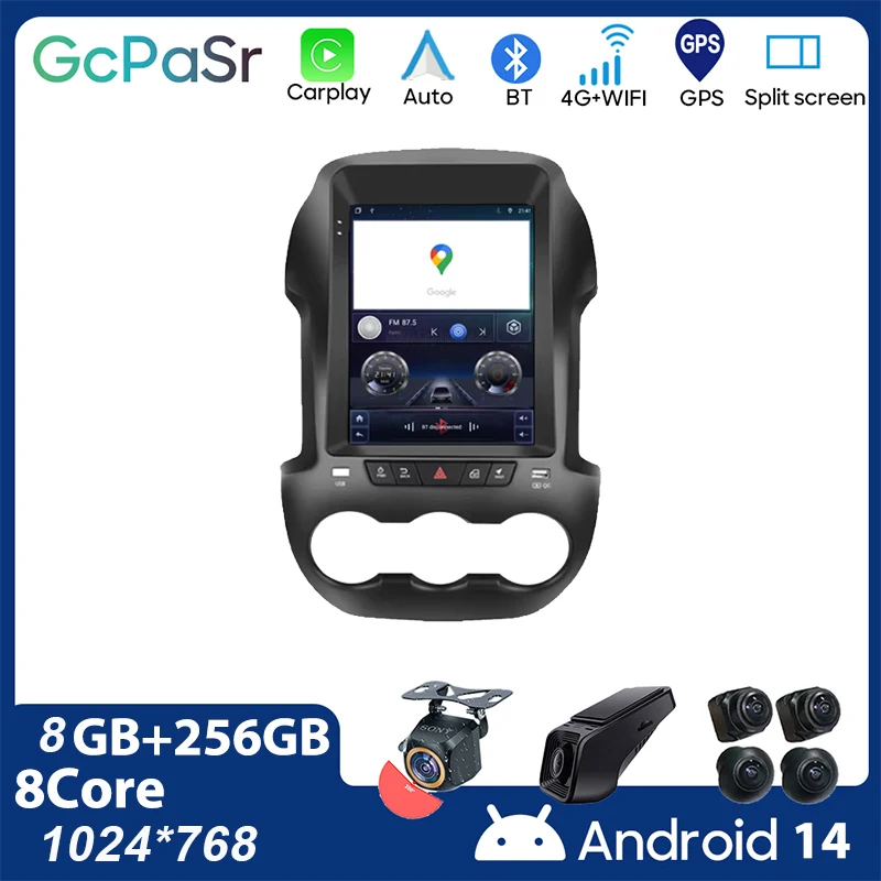 9.7 Inch For Ford Ranger F250 2011 - 2015 Car Android 14.0 Radio Stereo Auto DSP Carplay GPS Navigation Player Video 4G Lte
9.7 Inch For Ford Ranger F250 2011 - 2015 Car Android 14.0 Radio Stereo Auto DSP Carplay GPS Navigation Player Video 4G Lte