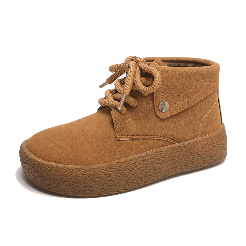 Women Platform Snow Ankle Boots Suede Flats Sneakers Lace Up Designer Sport Shoes 2024 Trend Winter New Walking Botas De Mujer
Women Platform Snow Ankle Boots Suede Flats Sneakers Lace Up Designer Sport Shoes 2024 Trend Winter New Walking Botas De Mujer