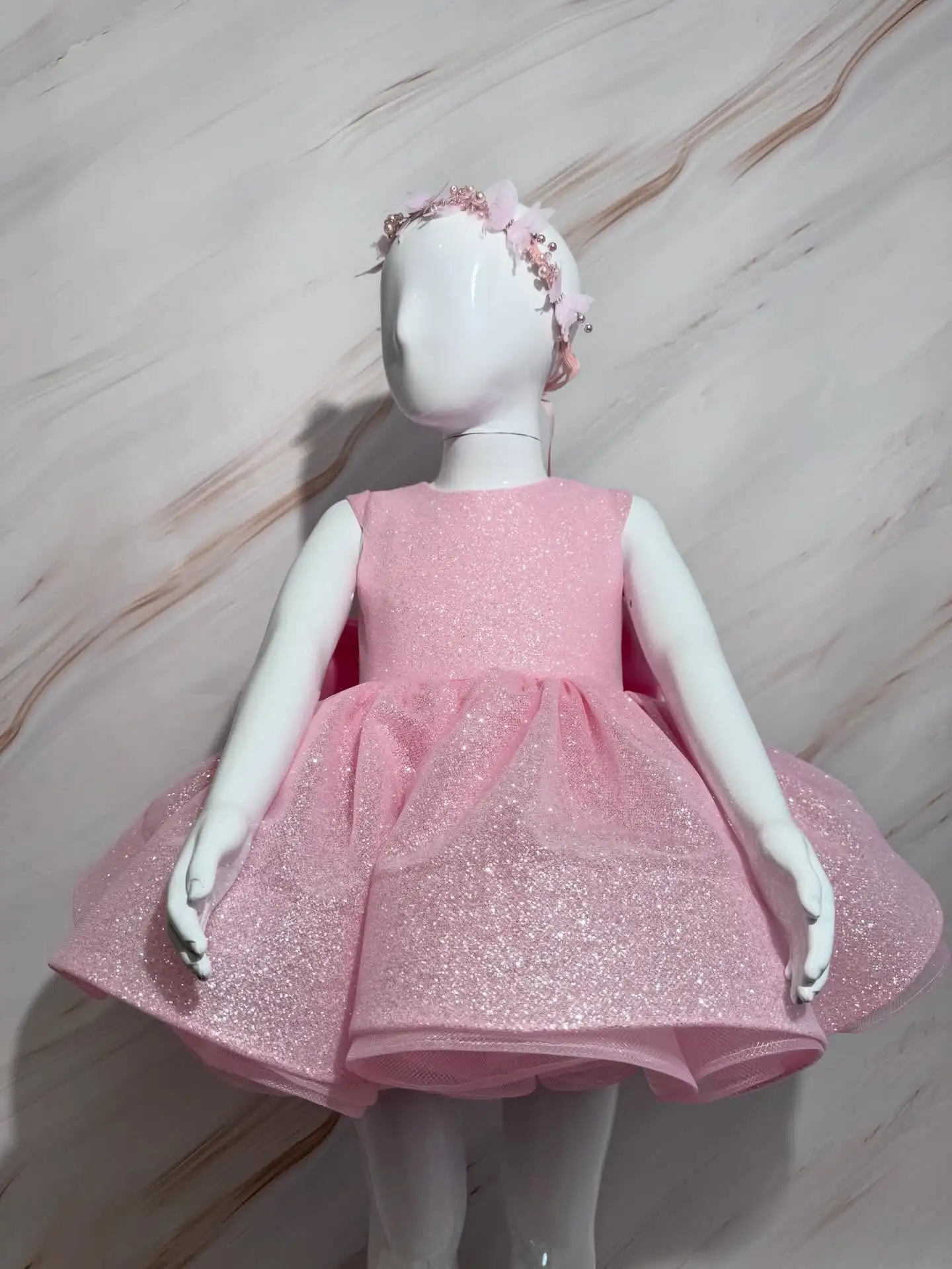 Pink Sequins Toddler Pageant Dress Short Flower Girl Dress for Wedding Bows Birthday Party Gala Dress for Kids Knee Length
Pink Sequins Toddler Pageant Dress Short Flower Girl Dress for Wedding Bows Birthday Party Gala Dress for Kids Knee Length