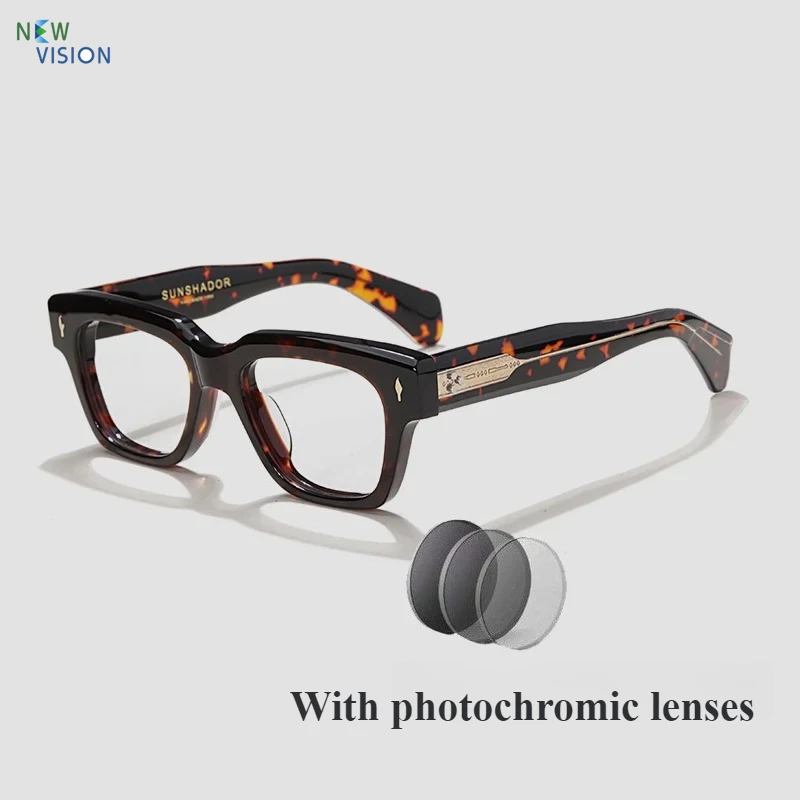 High End Men Photochromic Gray Sunglasses Square Black Fashion Sfellinin Acetate Optical Glasses Women Support Prescription Lens
High End Men Photochromic Gray Sunglasses Square Black Fashion Sfellinin Acetate Optical Glasses Women Support Prescription Lens