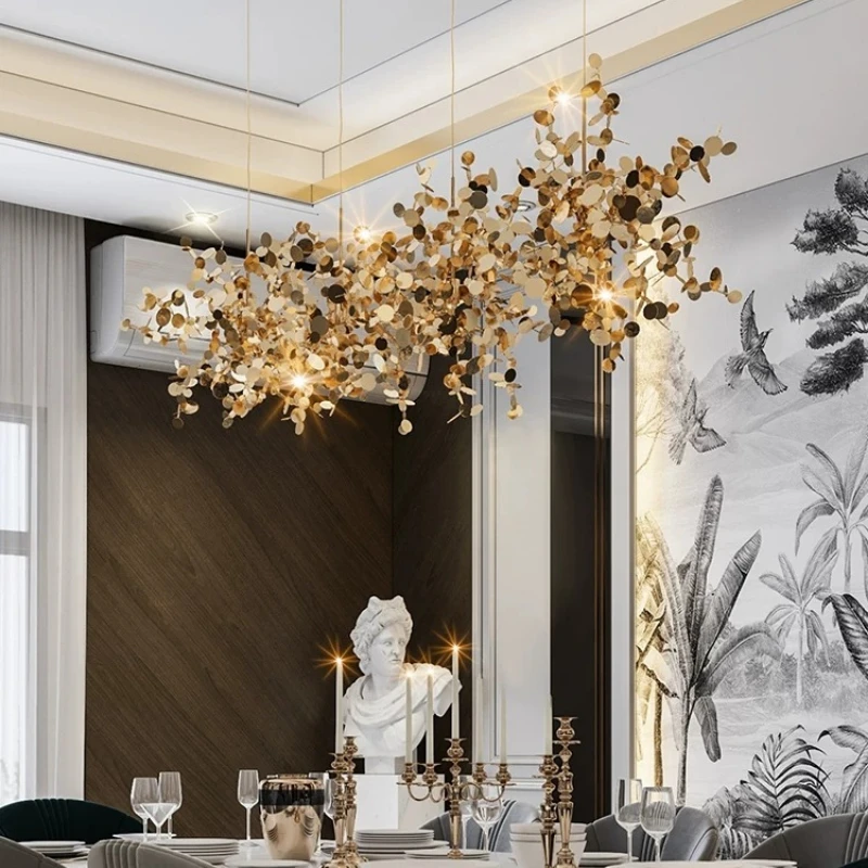 LED Ceiling Chandeliers Gold Hanging Light Stairscase Villa Dining Bedroom Living Room Kitchen Home Decor Lustre Pendant Lamp
LED Ceiling Chandeliers Gold Hanging Light Stairscase Villa Dining Bedroom Living Room Kitchen Home Decor Lustre Pendant Lamp