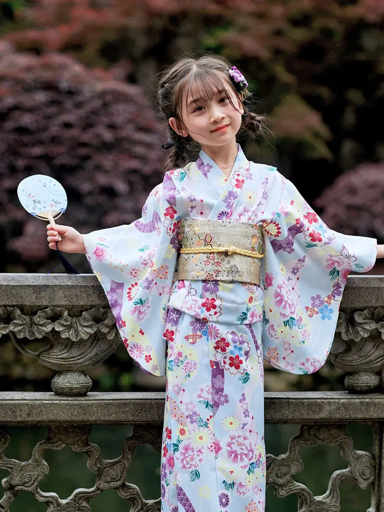 Girls Japanese Kimono Novelty Yukata Gown Printed Robe With Obi Baby Children Performance Costume kids Traditional Asian Clothes
Girls Japanese Kimono Novelty Yukata Gown Printed Robe With Obi Baby Children Performance Costume kids Traditional Asian Clothes