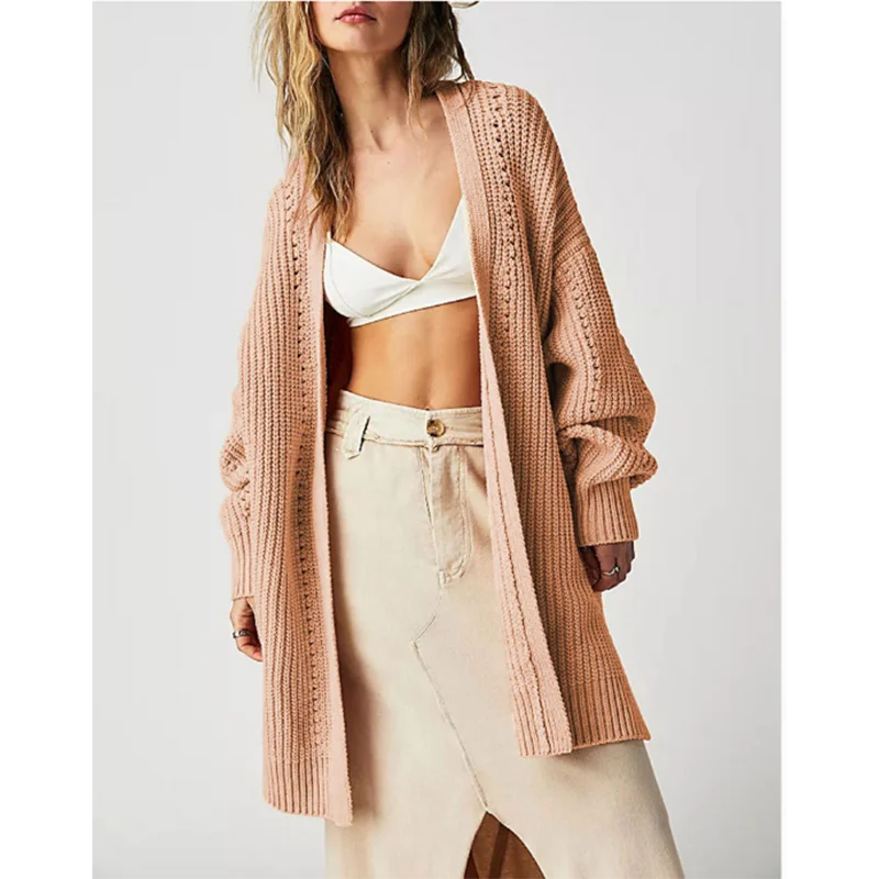 2024 Autumn Winter European American Women's New Loose Plus Size Knitted Cardigan Pocket Warm Comfortable Leisure Long Coat Wome
2024 Autumn Winter European American Women's New Loose Plus Size Knitted Cardigan Pocket Warm Comfortable Leisure Long Coat Wome