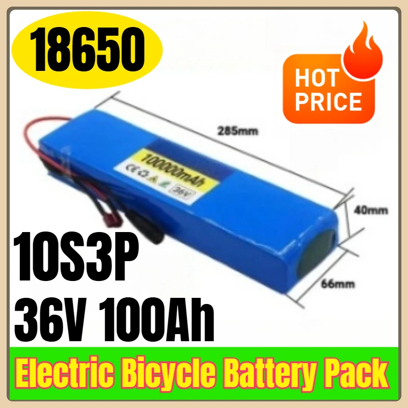 36V 100Ah 18650 10S3P Electric Bicycle Battery Pack
36V 100Ah 18650 10S3P Electric Bicycle Battery Pack