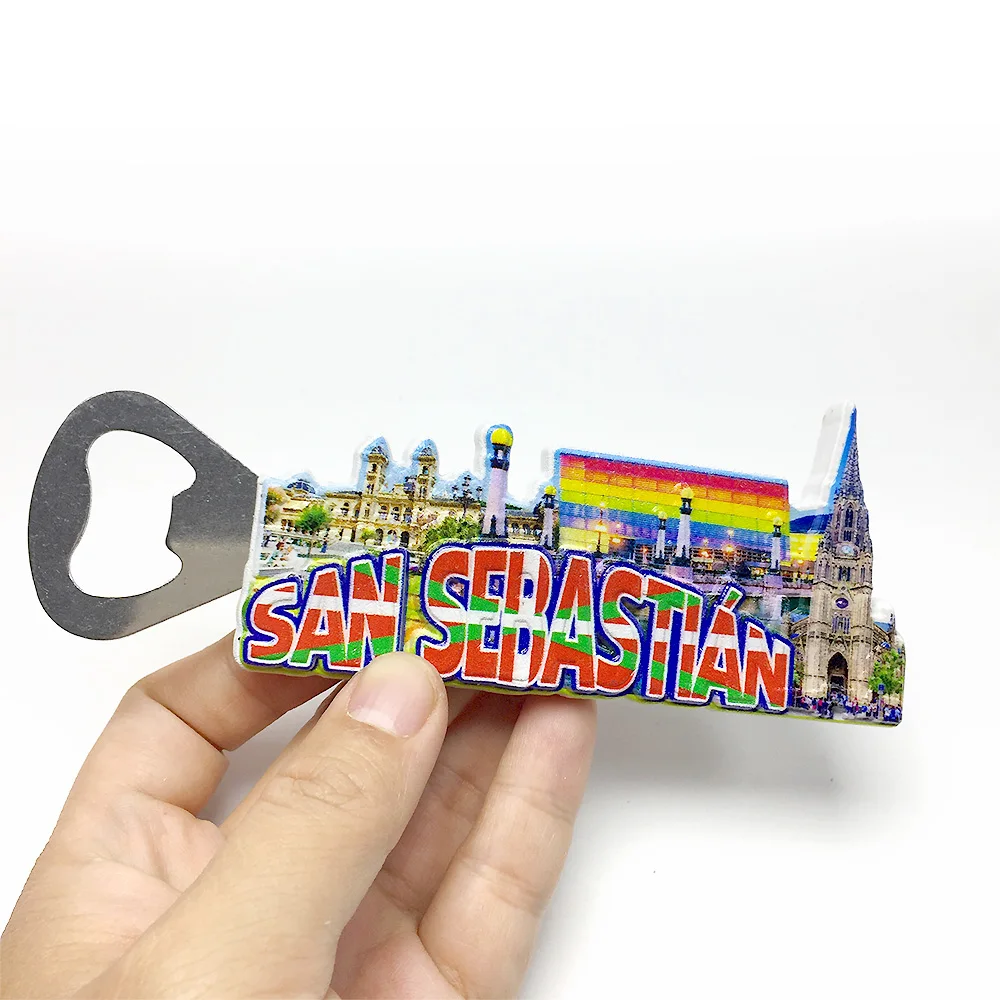 San Sebastian Resin Fridge Magnet - Colorful Cityscape Design - Perfect Travel Souvenir
San Sebastian Resin Fridge Magnet - Colorful Cityscape Design - Perfect Travel Souvenir