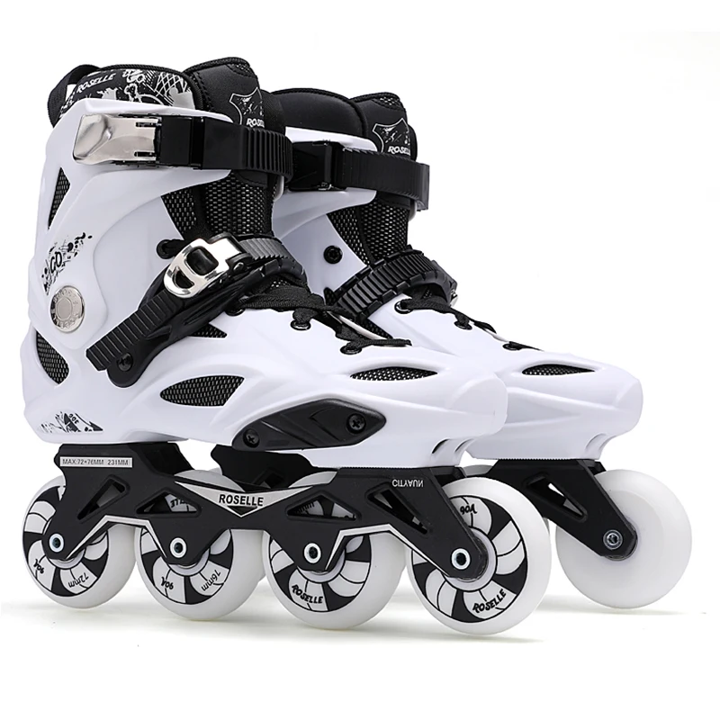 Inline Roller Skate Adults Kids Freestyle Slalom Roller Skating Boots Rocked Wheels Skate Patines for Street Asphalt Road
Inline Roller Skate Adults Kids Freestyle Slalom Roller Skating Boots Rocked Wheels Skate Patines for Street Asphalt Road