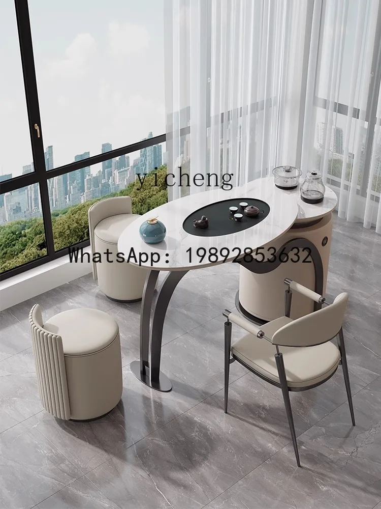 XL Light Luxury Stone Plate Table-Chair Set Tea Making Table Modern Simple High Household Small
XL Light Luxury Stone Plate Table-Chair Set Tea Making Table Modern Simple High Household Small