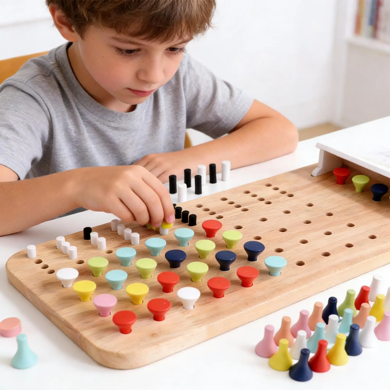 Деревянная развивающая настольная игра для детей: кодер, умные вычисления, соревнование для родителей и детей
Деревянная развивающая настольная игра для детей: кодер, умные вычисления, соревнование для родителей и детей