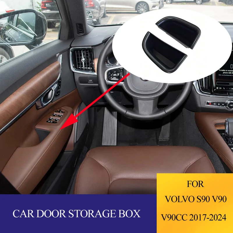 2Pcs/set Car Front Door Side Handle Storage Box Organizer case For Volvo S90 V90 V90CC 2017-2024 Car accessories
2Pcs/set Car Front Door Side Handle Storage Box Organizer case For Volvo S90 V90 V90CC 2017-2024 Car accessories