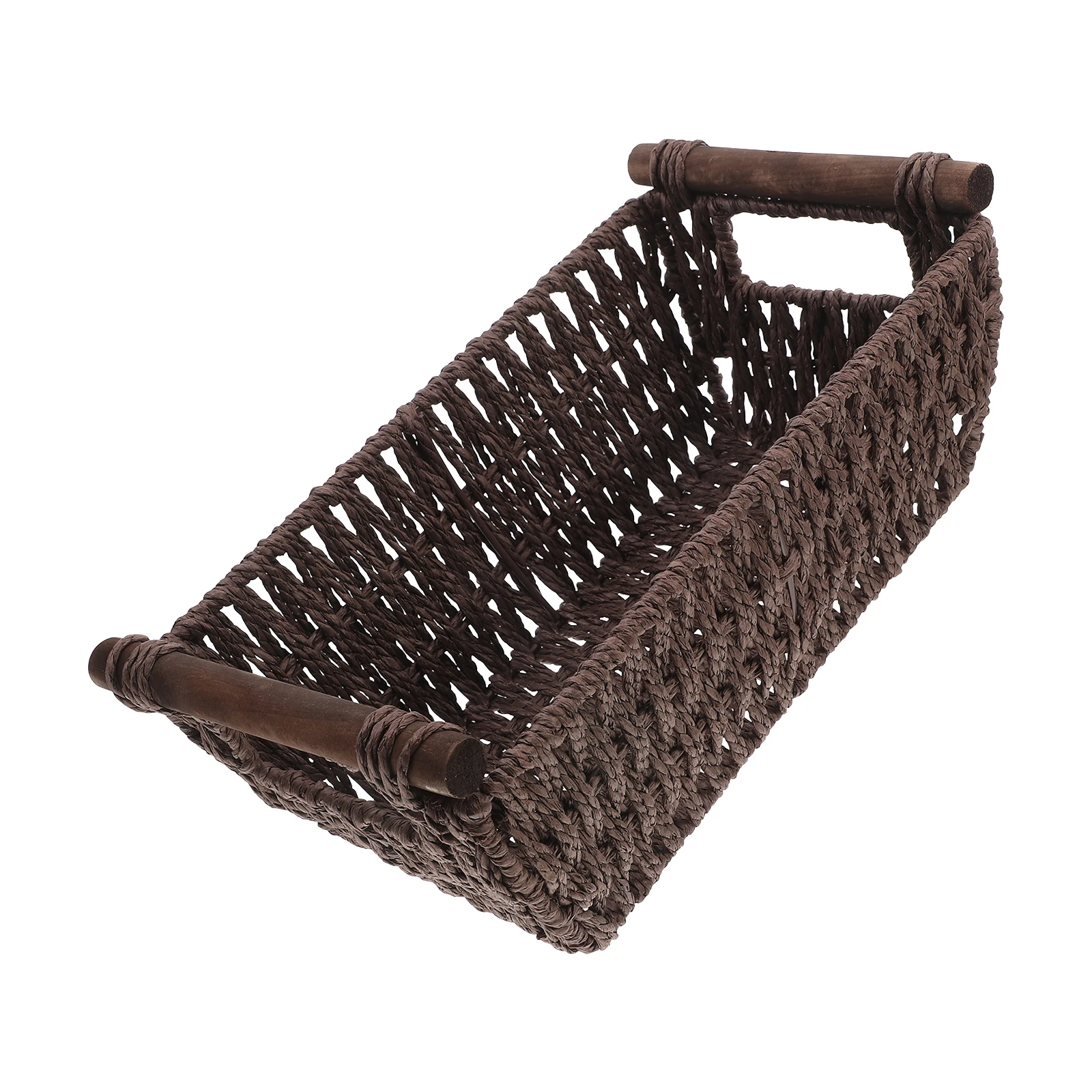 Storage Basket 6201 Brown Paper Rope Sundry Holder Bedroom Living Room Bathroom Organizer Portable Handle Compact Size Storage
Storage Basket 6201 Brown Paper Rope Sundry Holder Bedroom Living Room Bathroom Organizer Portable Handle Compact Size Storage