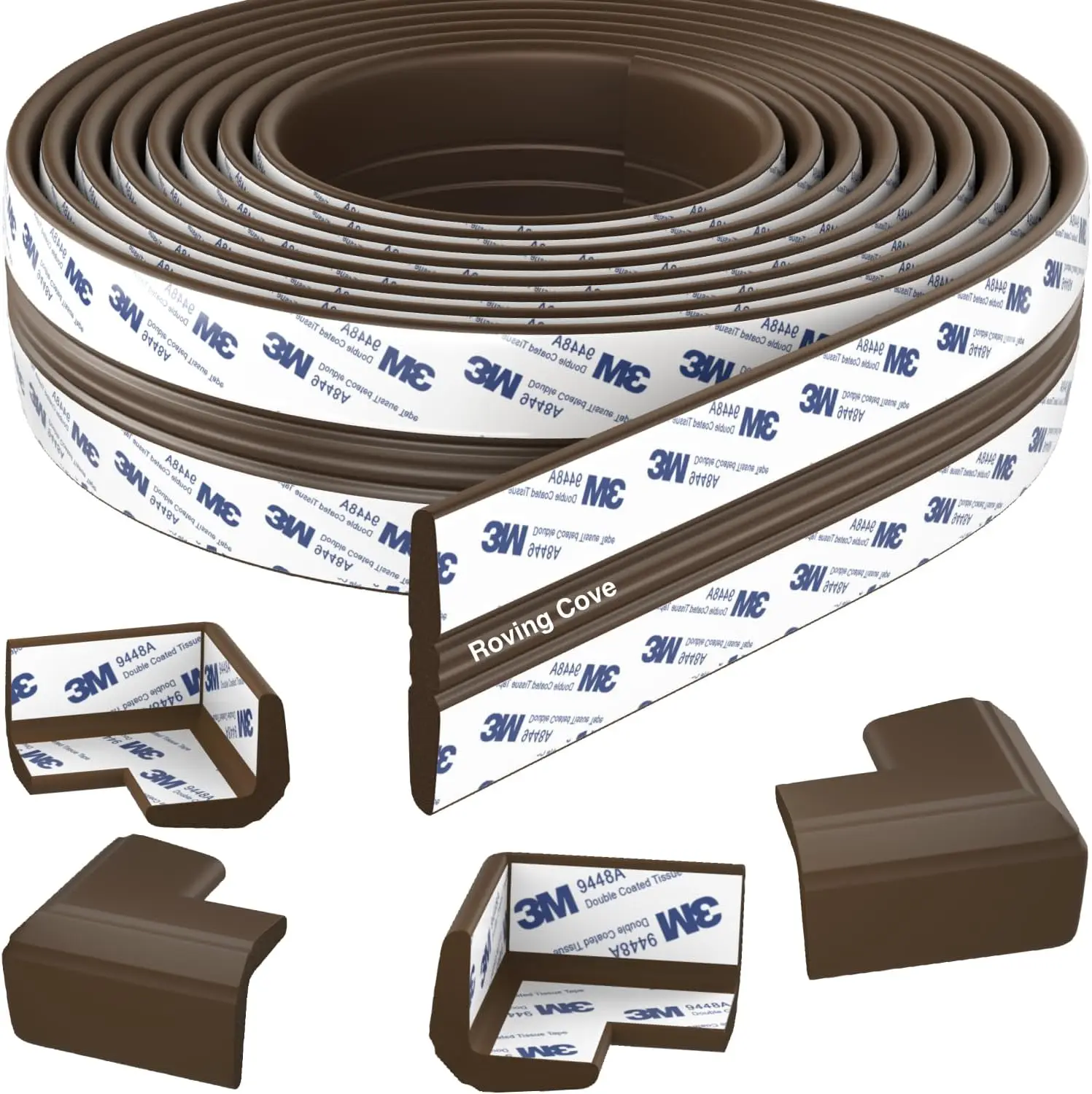 PreFit Furniture Edge Corner Protector, Baby Proofing Bumper Guards, Coffee Brown, Pre-Taped for Straight Surfaces
PreFit Furniture Edge Corner Protector, Baby Proofing Bumper Guards, Coffee Brown, Pre-Taped for Straight Surfaces
