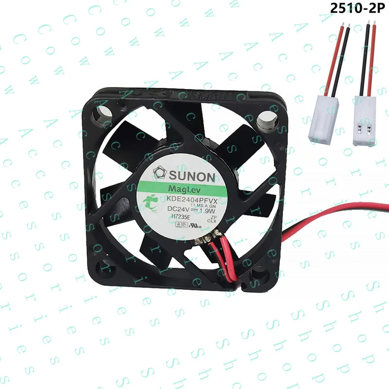 PP+ 1PC 2-Wire Server Cooling Fan KDE2404PFVX DC 24V 1.9W 40x40x10mm
PP+ 1PC 2-Wire Server Cooling Fan KDE2404PFVX DC 24V 1.9W 40x40x10mm