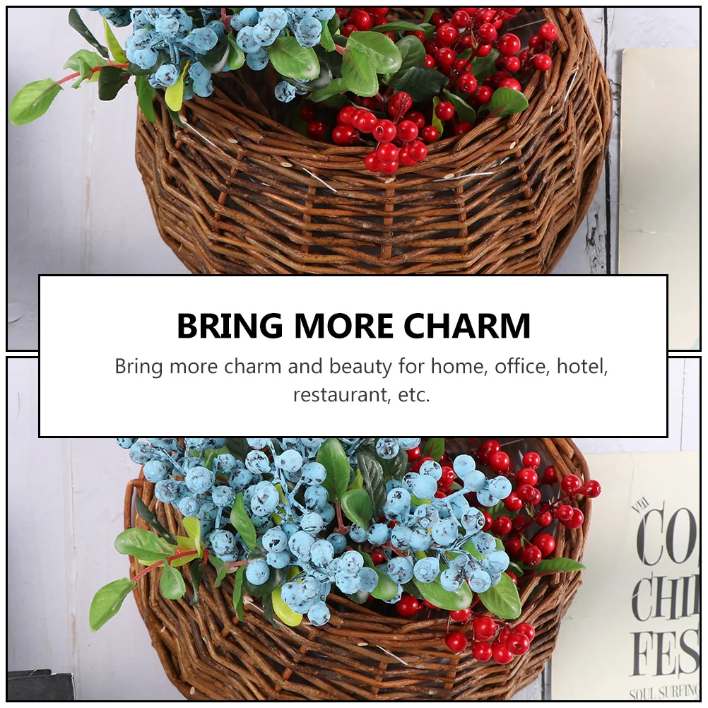 2Pcs Woven Rattan Hanging Flower Basket Wall Mounted Decorative Holder for Home Garden Balcony Wedding Floral Display
2Pcs Woven Rattan Hanging Flower Basket Wall Mounted Decorative Holder for Home Garden Balcony Wedding Floral Display