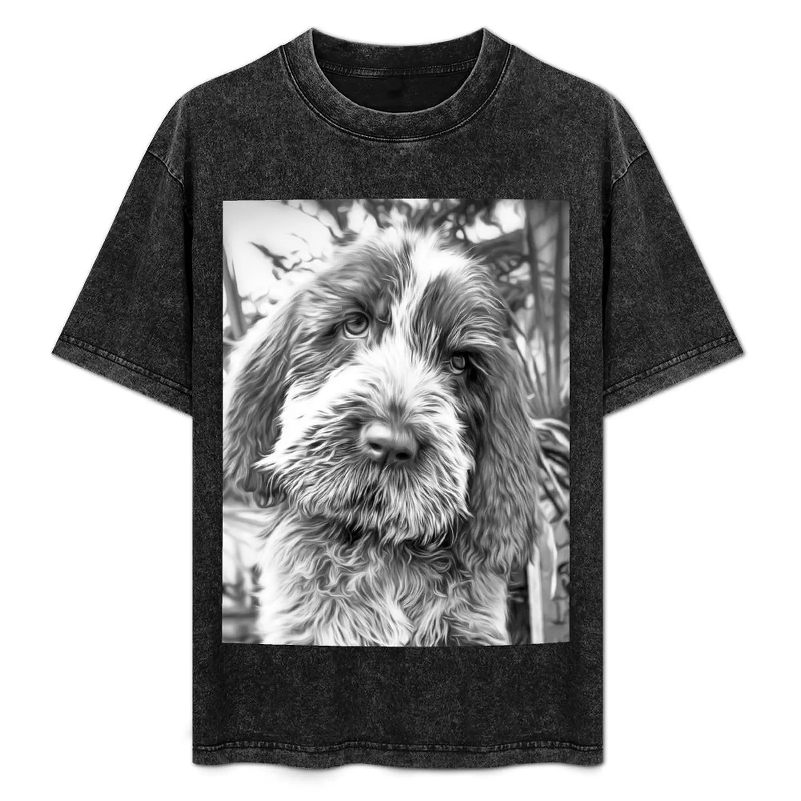 Sitting puppy Spinone by heidiannemorris T-Shirt Plus Size Basic Cotton T-Shirt
Sitting puppy Spinone by heidiannemorris T-Shirt Plus Size Basic Cotton T-Shirt