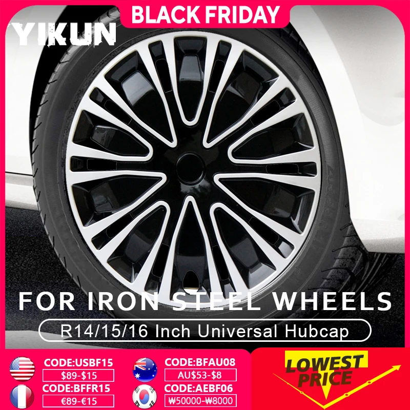 4PCS Universal Wheel Cover Hubcap R14 R15 R16 Inch Replacement Hub Caps Wheel Rim Cover PP Tire Accessories Snap On SUV Truck
4PCS Universal Wheel Cover Hubcap R14 R15 R16 Inch Replacement Hub Caps Wheel Rim Cover PP Tire Accessories Snap On SUV Truck