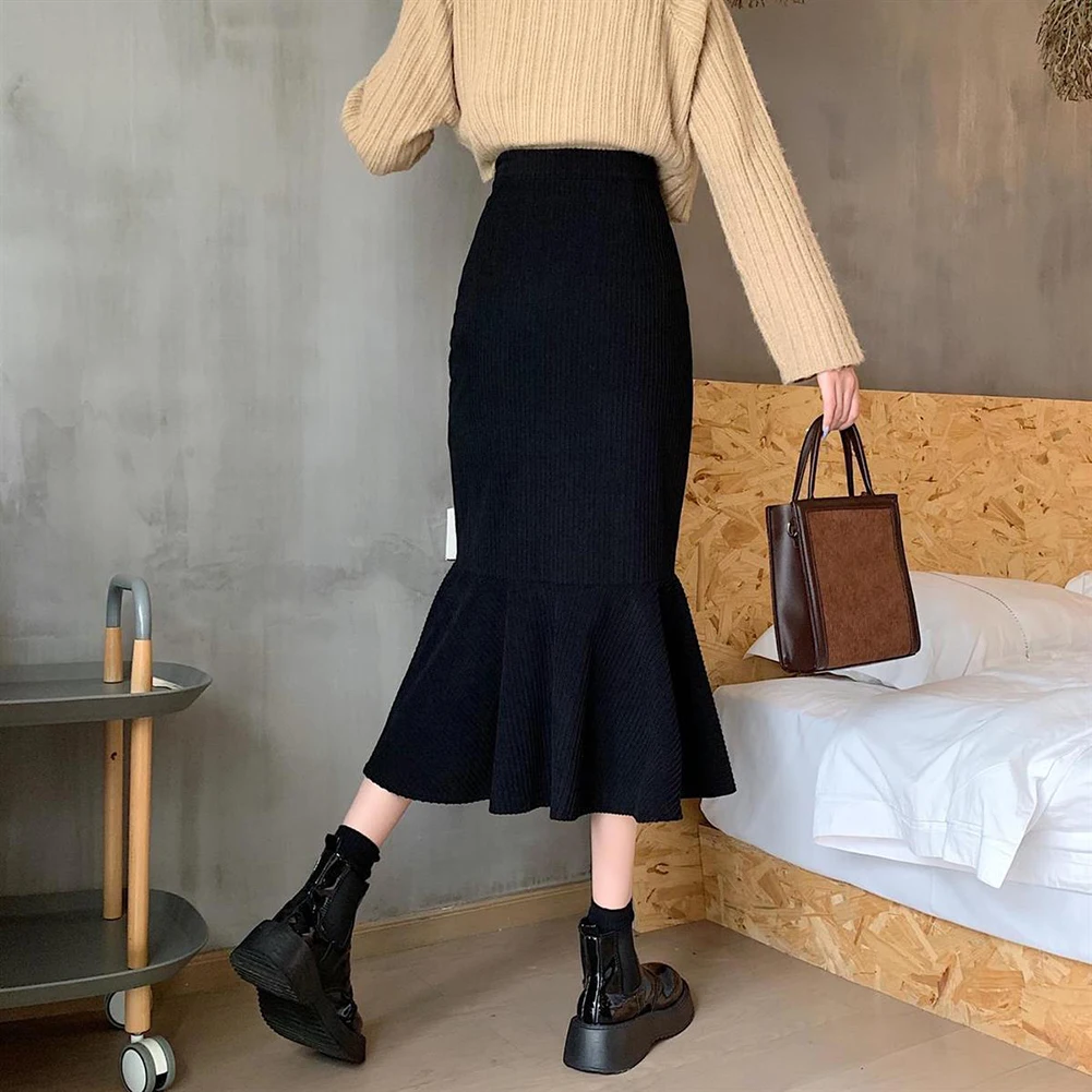 Casual Fashion Skirt Fishtail Skirt Autumn Style Slightly Elastic Solid Color Brand New Commuting Style Daily Wear
Casual Fashion Skirt Fishtail Skirt Autumn Style Slightly Elastic Solid Color Brand New Commuting Style Daily Wear