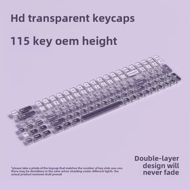 Three-dimensional double-layer gradual change crystal keycap thickened PC material customized mechanical keyboard keycap small f
Three-dimensional double-layer gradual change crystal keycap thickened PC material customized mechanical keyboard keycap small f