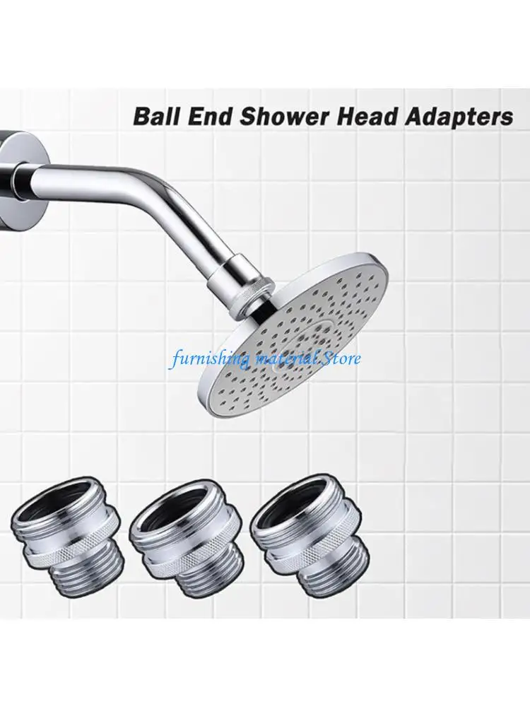 Y5GD 3Pcs Universals Copper Shower Head Converter Shower Arm Conversion Adapter
Y5GD 3Pcs Universals Copper Shower Head Converter Shower Arm Conversion Adapter