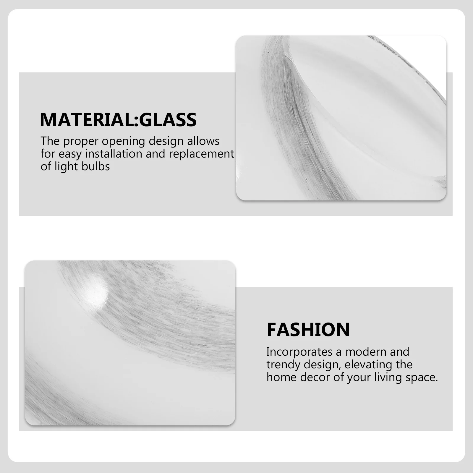 Glass Light Shade Replacement Lamp for Pendant Decorative Lampshade Shades Fixtures 
Glass Light Shade Replacement Lamp for Pendant Decorative Lampshade Shades Fixtures