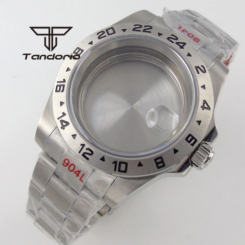 40mm Stainless Steel Watch Case Fit ETA2836 Miyota82 Series DG Mingzhu2813 Sapphire Glass Bracelet Alloy Bezel Solid Back
40mm Stainless Steel Watch Case Fit ETA2836 Miyota82 Series DG Mingzhu2813 Sapphire Glass Bracelet Alloy Bezel Solid Back