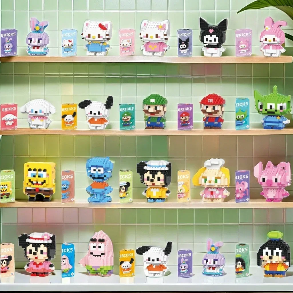 New Sanrio Kouromi cartoon animation children puzzle building blocks toy reward gift Put assemble doll wholesale
New Sanrio Kouromi cartoon animation children puzzle building blocks toy reward gift Put assemble doll wholesale