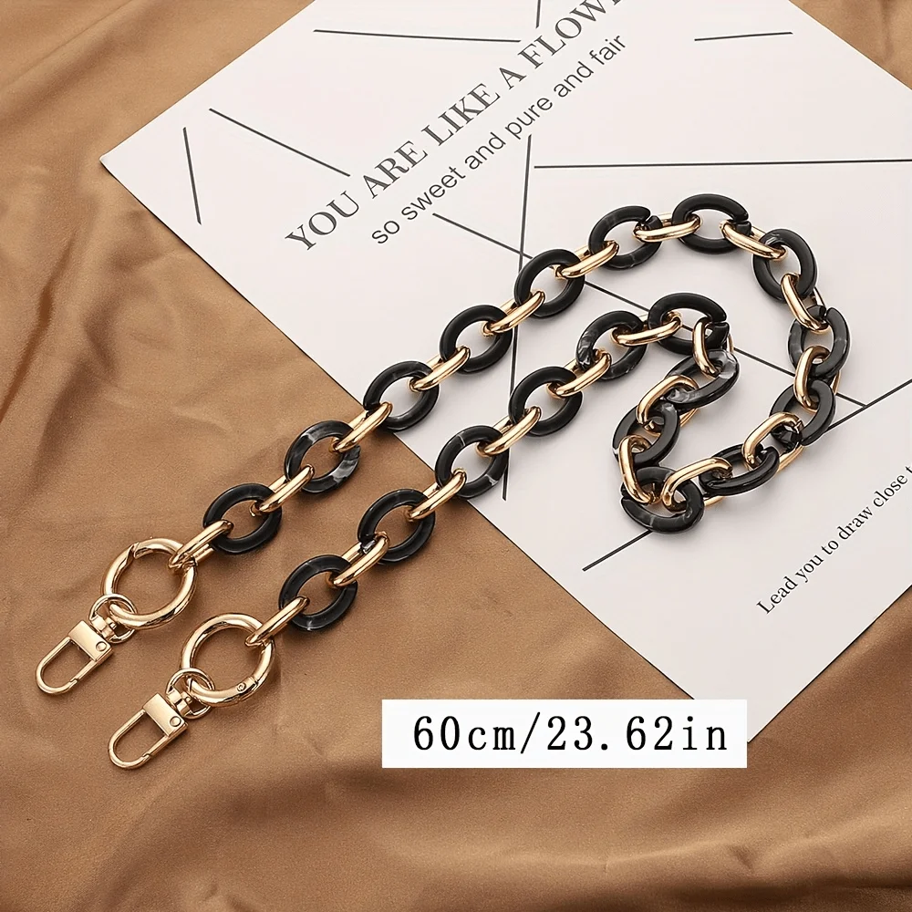 1-Pack Acrylic Bag Chain For Purses And Handbags, DIY Wallet Making, DIY Handmade, Bag Accessories, Fashion Accessories, Decorative Chains, High-Quality Metal, Premium Materials, Crossbody Accessories, DIY Enthusiasts, Accessory Manufacturers - Durable An
1-Pack Acrylic Bag Chain For Purses And Handbags, DIY Wallet Making, DIY Handmade, Bag Accessories, Fashion Accessories, Decorative Chains, High-Quality Metal, Premium Materials, Crossbody Accessories, DIY Enthusiasts, Accessory Manufacturers - Durable An
