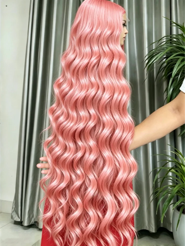 HD Transparent Lace Frontal Pink Wig 30 Inch Pre Plucked Body Wave Human Hair 13x4 13x6 Lace Front Wigs For Women
HD Transparent Lace Frontal Pink Wig 30 Inch Pre Plucked Body Wave Human Hair 13x4 13x6 Lace Front Wigs For Women