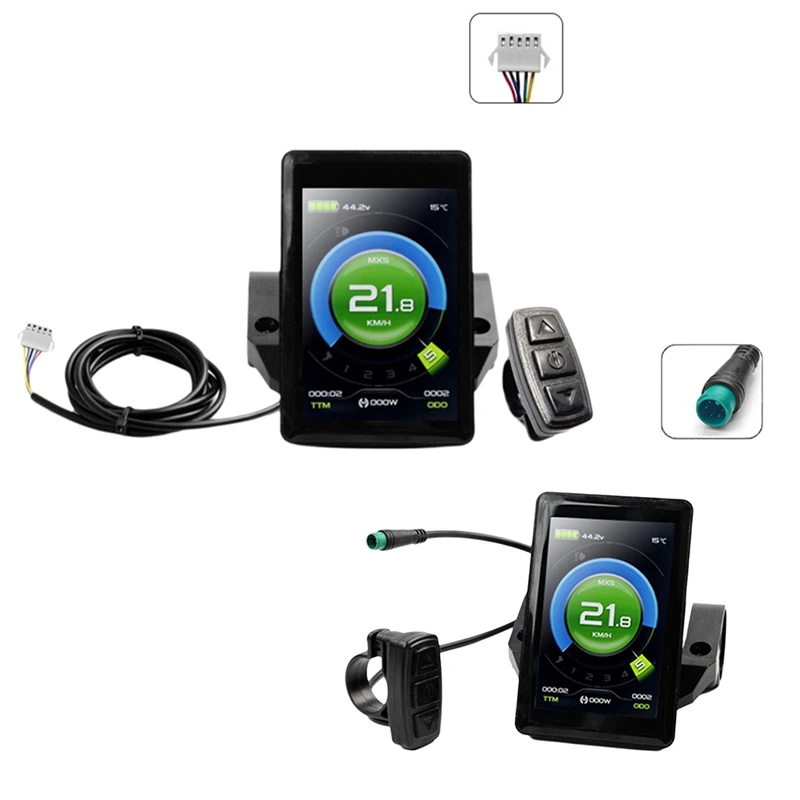Electric Bicycle Color Display KT TF02S 24V 36V 48V Intelligent Control Panel Display Ebike Kit
Electric Bicycle Color Display KT TF02S 24V 36V 48V Intelligent Control Panel Display Ebike Kit
