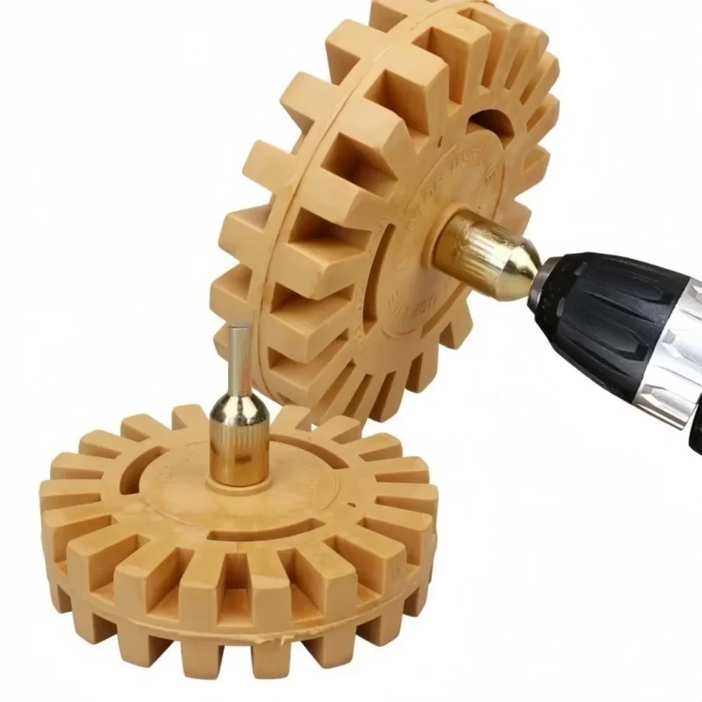 Car Rubber Wheel Adhesive Remover Rubber Wheel Smooth Electric Drill Adapter Paint Removal Repair Vinyl Sticker Removal Tool
Car Rubber Wheel Adhesive Remover Rubber Wheel Smooth Electric Drill Adapter Paint Removal Repair Vinyl Sticker Removal Tool