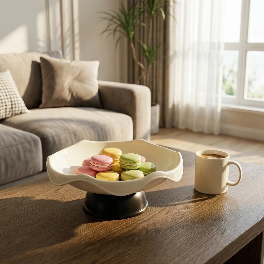 Dried Fruit Plate Fruit Snack Tray Spherical Handle Plastic Candy Storage Basket Tableware Decorative Display Plate Kitchen
Dried Fruit Plate Fruit Snack Tray Spherical Handle Plastic Candy Storage Basket Tableware Decorative Display Plate Kitchen